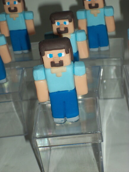 Caixinha de acrlico Minecraft