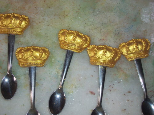 Colher para brigadeiro em inox Coroa