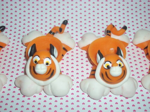 Forminhas em biscuit Alladin