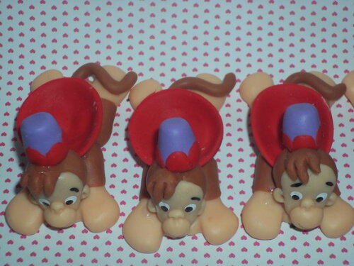 Forminhas em biscuit Alladin
