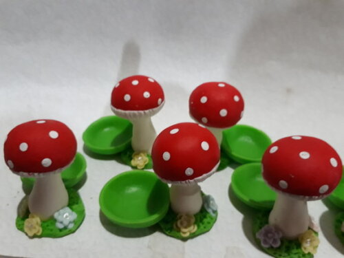 Forminhas em biscuit floresta