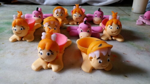 Forminhas para docinhos Bambam e Pedrita