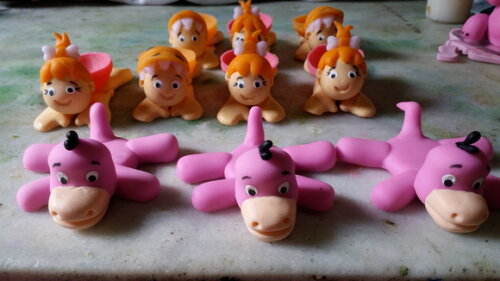 Forminhas para docinhos Bambam e Pedrita