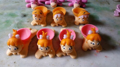 Forminhas para docinhos Bambam e Pedrita