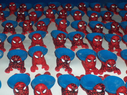 Forminhas para docinhos Homem Aranha