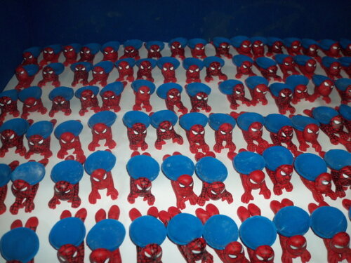 Forminhas para docinhos Homem Aranha