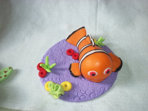 Kit topo de bolo Nemo.