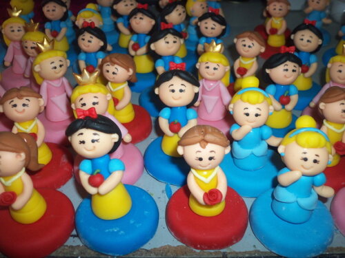 Pote de papinha Princesas