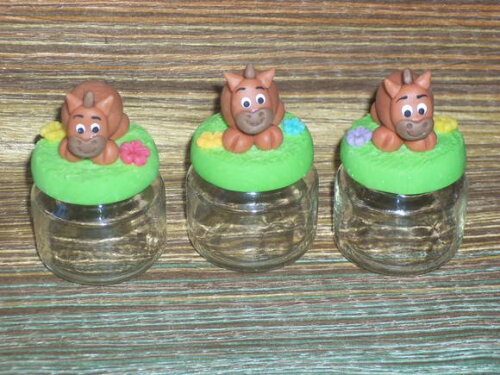potes de papinha fazendinha