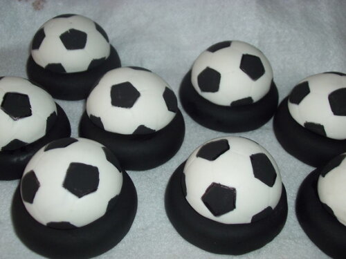Potes de papinha Futebol.