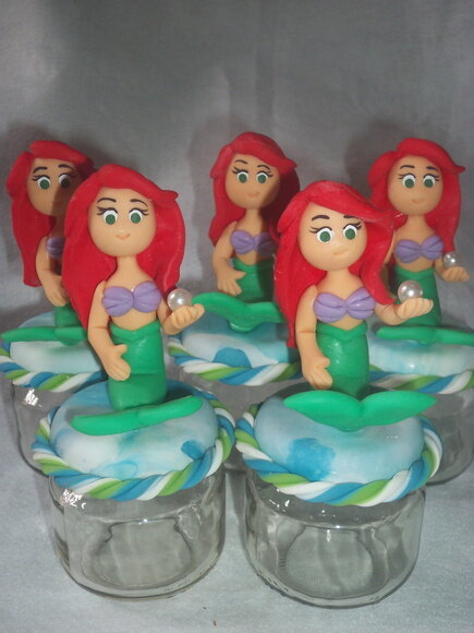 Potes de papinha Pequena Sereia