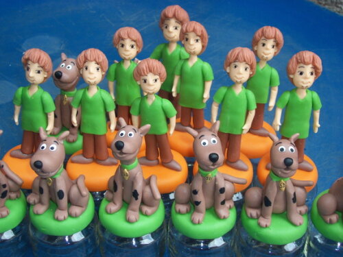 Potes de papinha Scooby e Salsicha