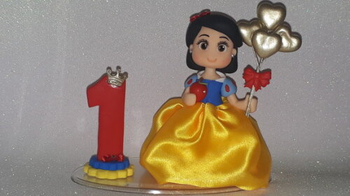 Topo de bolo Branca de Neve