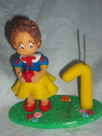 Topo de bolo Branca de Neve