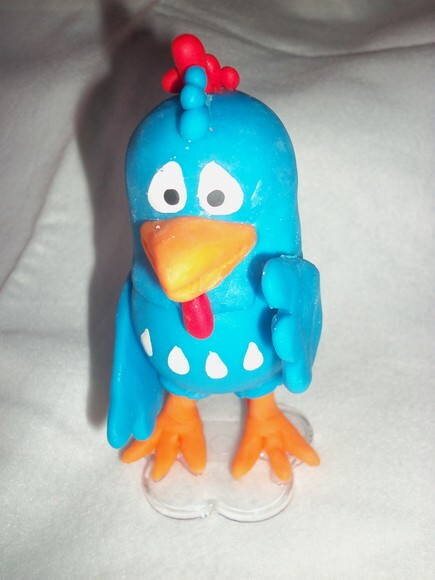 Topo de bolo Galinha Pintadinha com 15cm