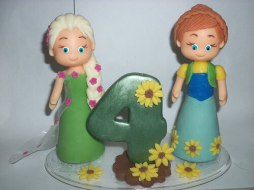 Topo de bolo Frozen Fever