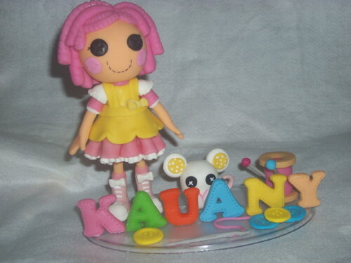 Topo de bolo Lalaloopsy