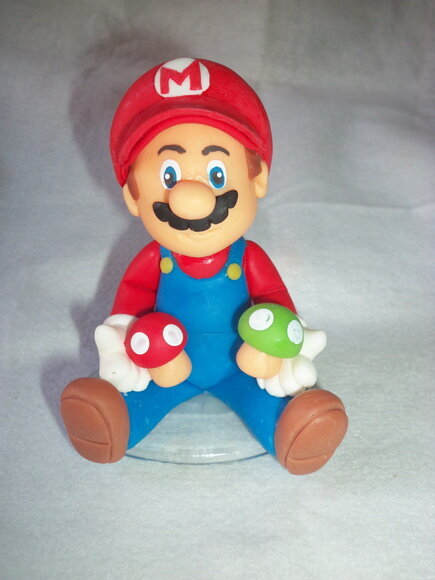 Topo de bolo Mario Bros