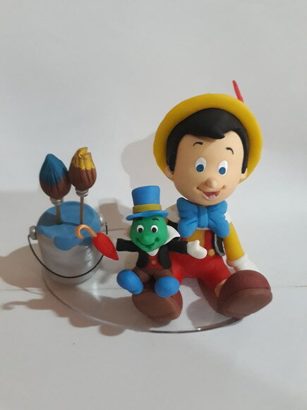 Topo de bolo Pinochio