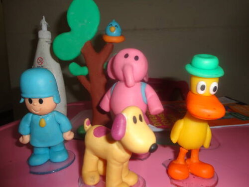 Topo de bolo Pocoyo e sua turma