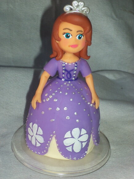 Topo de bolo Princes Sofia.