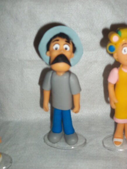 Topo de bolo Turma do Chaves
