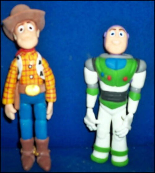 Topo de bolo Toy Story com 18 cm cada