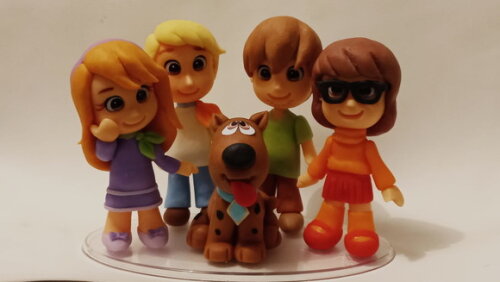 Topo de Bolo Turma do Scooby Doo.