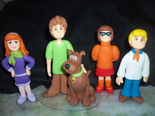 Topo de bolo Turma do Scooby Doo