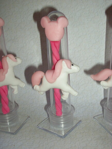 Tubete carrossel da Minnie