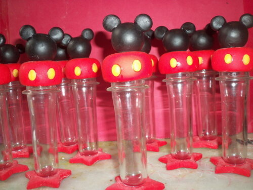 Tubete pequeno com base Mickey