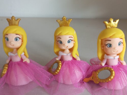 Apliques Princesas 3D. kit com 5 unidades