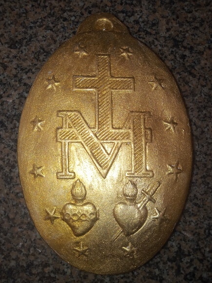 Medalha Milagrosa para Porta 18 x 18 cm