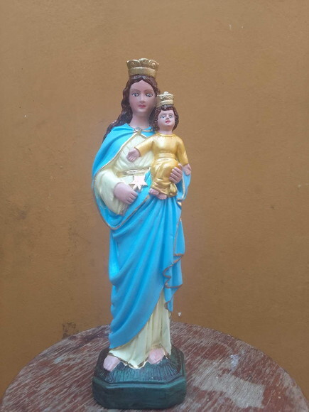 Nossa Senhora da Guia 30 cm Gesso