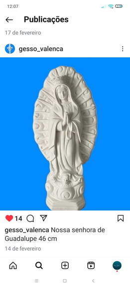 Nossa Senhora de Guadalupe 48 cm