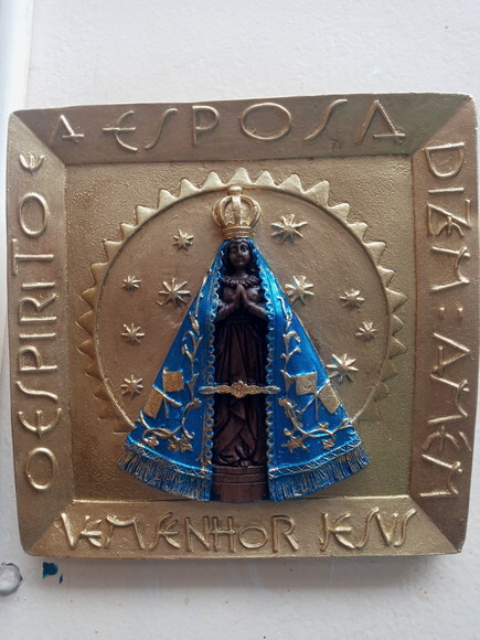 Quadro Nossa Senhora Aparecida 19 x 19 cm