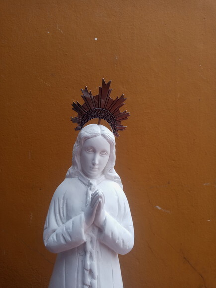 Santa Branca 40 Cm, sem Pintura
