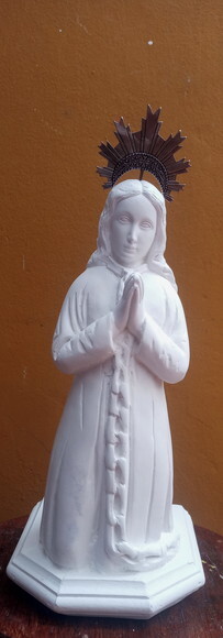 Santa Branca 40 Cm, sem Pintura