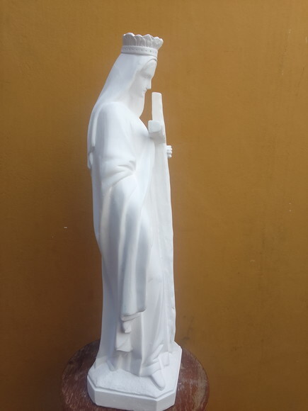 Santa Helena - 60 Cm. Gesso Cru. sem Pintura
