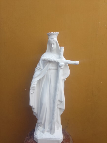 Santa Helena - 60 Cm. Gesso Cru. sem Pintura
