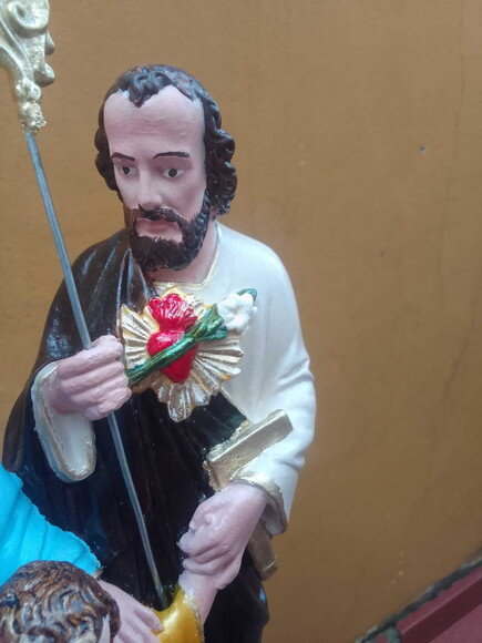 Nossa Senhora da Guia 30 cm Gesso