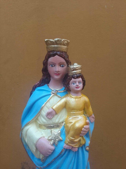 Nossa Senhora da Guia 30 cm Gesso