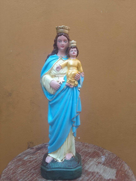 Nossa Senhora da Guia 30 cm Gesso