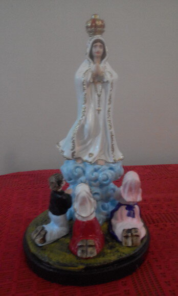 Nossa Senhora de Fátima 30 cm com 3 pastorzinhos