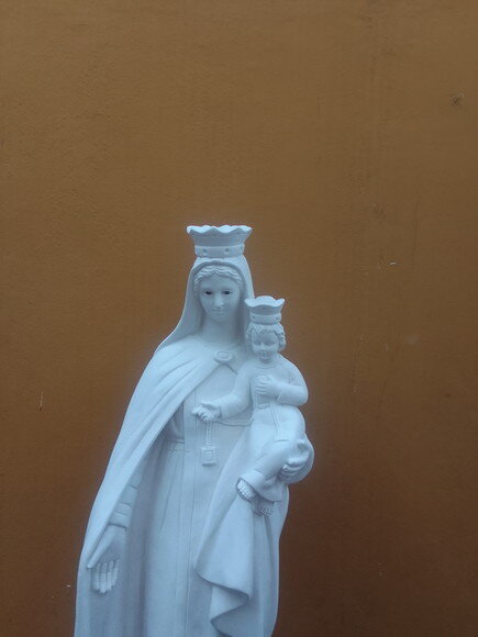 Nossa Senhora do Carmo 80 Cm, Cru, sem Pintura,