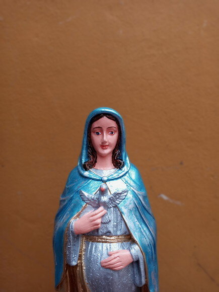 Nossa Senhora Grávida e Espirito Santo 30 cm