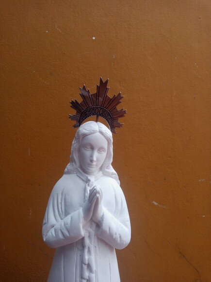 Santa Branca 40 Cm, sem Pintura