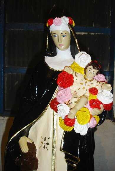 Santa Rosa de Lima com a Ancora 60 cm