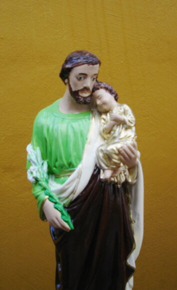 São José com o Menino com a Cruz