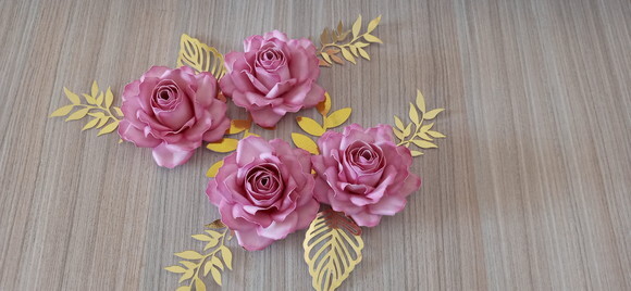 Flores Realistas - Rosas